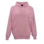 Adult Unisex Men's Basic Plain Hoodie Pullover Sweater Sweatshirt Jumper XS-8XL  Dusty Pink  S