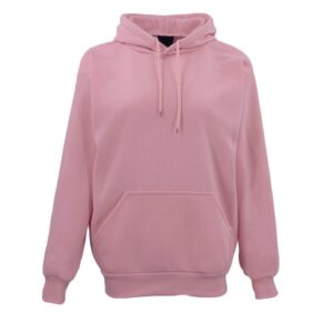 Adult Unisex Men's Basic Plain Hoodie Pullover Sweater Sweatshirt Jumper XS-8XL  Dusty Pink  S