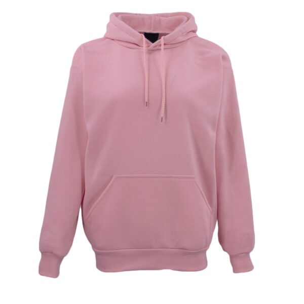 Adult Unisex Men's Basic Plain Hoodie Pullover Sweater Sweatshirt Jumper XS-8XL  Dusty Pink  L