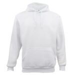 Adult Unisex Men's Basic Plain Hoodie Pullover Sweater Sweatshirt Jumper XS-8XL  White  6XL