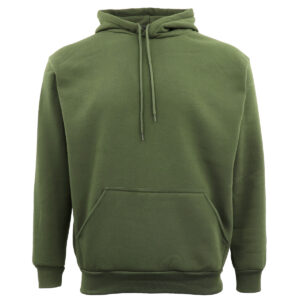 Adult Unisex Men's Basic Plain Hoodie Pullover Sweater Sweatshirt Jumper XS-8XL  Olive  XS