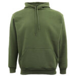 Adult Unisex Men's Basic Plain Hoodie Pullover Sweater Sweatshirt Jumper XS-8XL  Olive  S