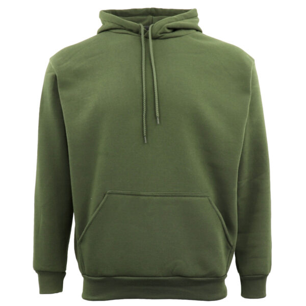 Adult Unisex Men's Basic Plain Hoodie Pullover Sweater Sweatshirt Jumper XS-8XL  Olive  S