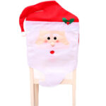 6x Christmas Cute Lady Santa Hat Chair Covers Dinner Home Décor Ornaments Gift  Mr Santa