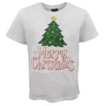 New Funny Adult Xmas Christmas T Shirt Tee Mens Womens 100% Cotton Jolly Ugly  Tree (White) B  L