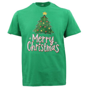 New Funny Adult Xmas Christmas T Shirt Tee Mens Womens 100% Cotton Jolly Ugly  Tree (Green) B  S