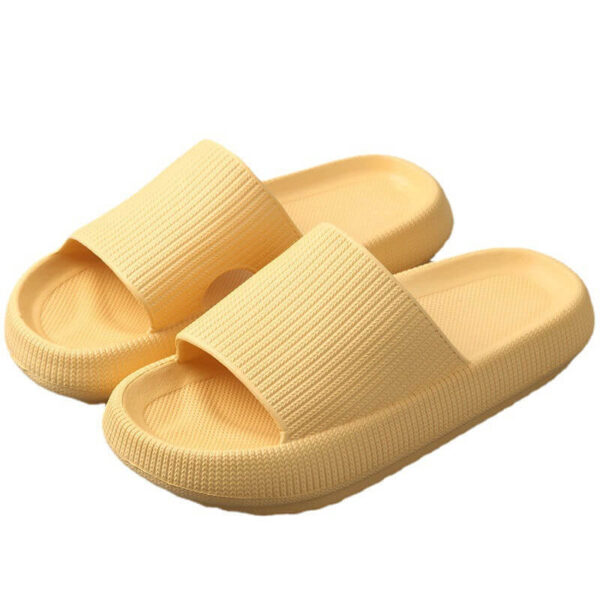 Pillow Slides Sandals Non-Slip Ultra Soft Slippers Cloud Shower EVA Home Shoes  Yellow  36/37