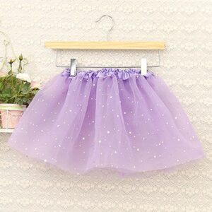 Sequin Tulle Tutu Skirt Ballet Kids Princess Dressup Party Baby Girls Dance Wear  Light Purple  Adults