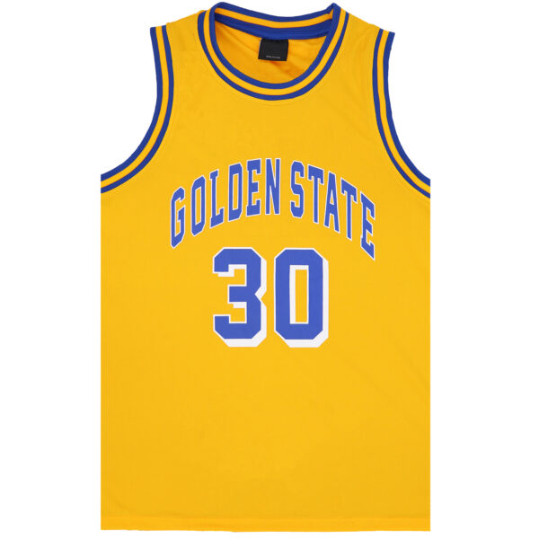 Kid's Basketball Jersey Tank Boys Sports T Shirt Tee Singlet Tops Los Angeles  Yellow - Golen State 30  2