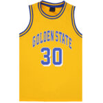 Kid's Basketball Jersey Tank Boys Sports T Shirt Tee Singlet Tops Los Angeles  Yellow - Golen State 30  4