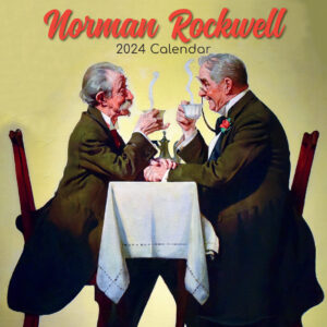 Norman Rockwell - 2024 Square Wall Calendar 16 Months Arts Planner New Year Gift