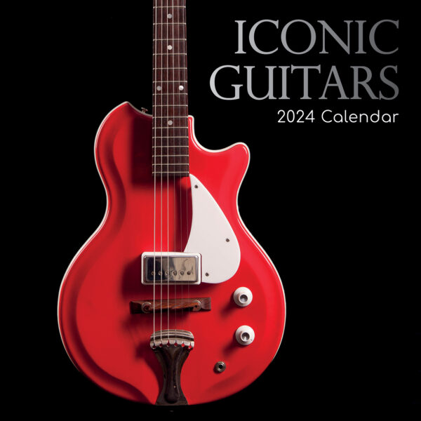 Iconic Guitars - 2024 Square Wall Calendar 16 Months Lifestyle Planner New Year