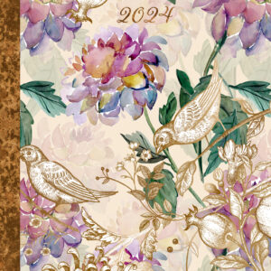 Blooming Gorgeous - 2024 Premium A6 Flexi Pocket Diary Planner New Year Gift