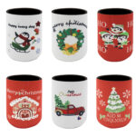 6x Christmas Stubby Stubbie Holders Beer Bottle Drink Can Cooler Santa Reindeer  C