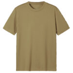 Adult 100% Cotton T-Shirt Unisex Men's Basic Plain Blank Crew Tee Tops Shirts  Copper  L