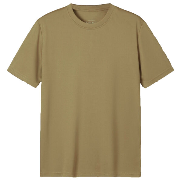 Adult 100% Cotton T-Shirt Unisex Men's Basic Plain Blank Crew Tee Tops Shirts  Copper  L