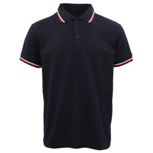 Men's Unisex Polo Shirts Basic Plain Breathable Tops Cotton Cascual Sport Shorts  Navy  S