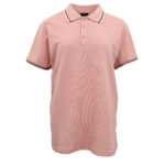 Men's Unisex Polo Shirts Basic Plain Breathable Tops Cotton Cascual Sport Shorts  Pink  S