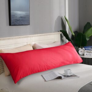 1000TC Premium Ultra Soft Body Pillowcase - Red