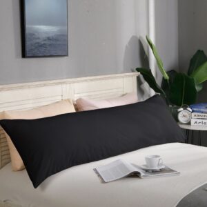 1000TC Premium Ultra Soft Body Pillowcase - Black