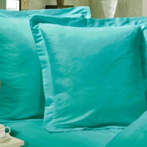 1000TC Premium Ultra Soft European Pillowcases 2-Pack Teal