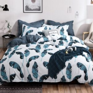 Leaves King Size Duvet Quilt Cover Set