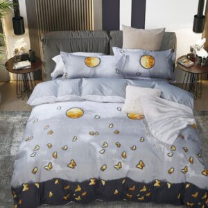 Gardinar King Size Quilt/Duvet Cover Set