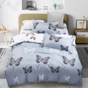 Butterfly King Size Quilt/Duvet Cover Set