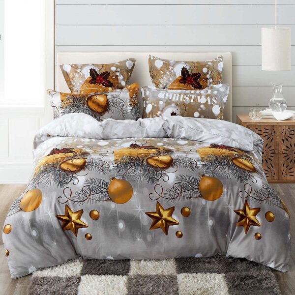 Christmas Gift Queen Size Quilt/Duvet Cover Set