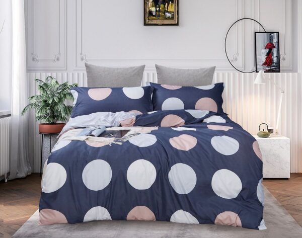 Circles Queen Size Quilt/Duvet Cover Set