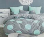 Circles Super King Size Duvet Quilt Duvet Cover Set