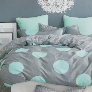 Circles Super King Size Duvet Quilt Duvet Cover Set