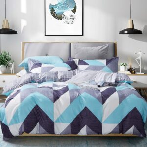 Kian Super King Size Duvet Quilt Cover Set