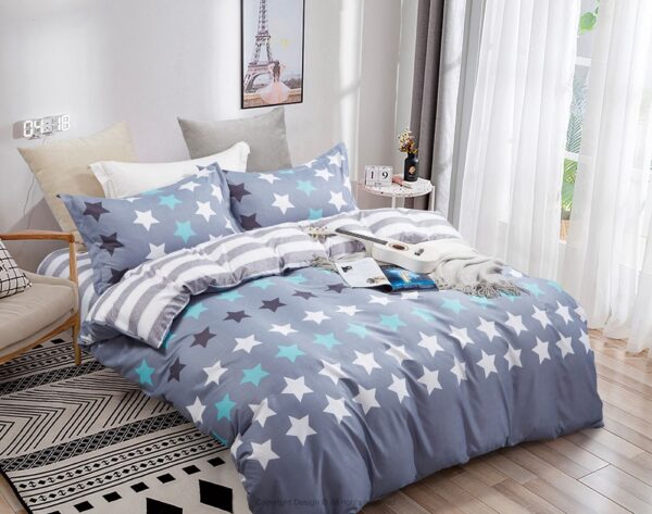 Stars Super King Size Quilt/Duvet Cover Set