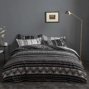 Hugo Reversible Super King Size Duvet Quilt Cover Set