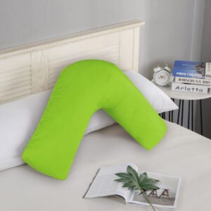 1000TC Premium Ultra Soft V SHAPE Pillowcase - Green