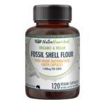 Fossil Shell Flour Capsules (vegan)- Food Grade Diatomaceous  120 caps