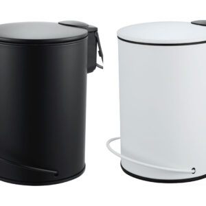 3L Soft Close Pedal Bin Black