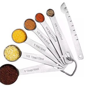 7pcs Stainless Steel Measuring Spoons