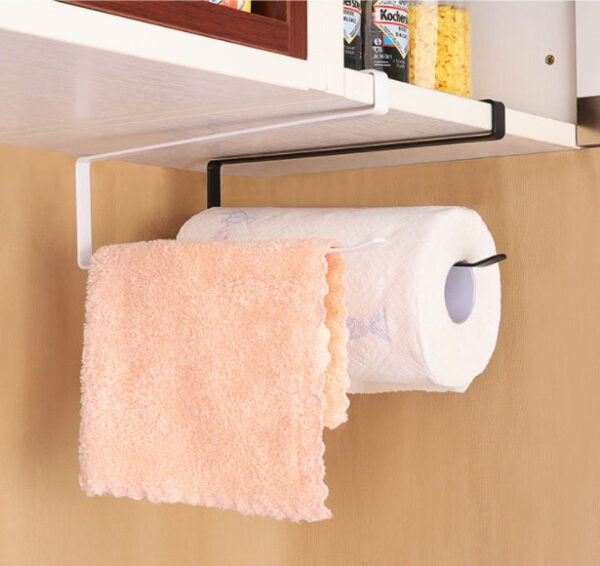 Paper Roll Holder Under Cabinet White