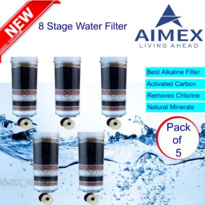 Aimex 8 Stage Water Filter Cartridges x 5