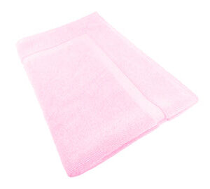 softouch ultra light quick dry premium cotton bath mat 900gsm baby pink