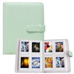 LIFEBEA 256 Pockets Photo Album for  Instax Mini 11 12 9 40 Evo Liplay 8 7+ Instant Camera  Photo Album for Polaroid   Zink 2x3" Photo (Green)