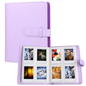 LIFEBEA 256 Pockets Photo Album for  Instax Mini 11 12 9 40 Evo Liplay 8 7+ Instant Camera  Photo Album for Polaroid   Zink 2x3" Photo (Purple)