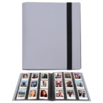 LIFEBEA 432 Pockets Photo Album for  Instax Mini Camera  Polaroid Snap PIC-300 Z2300 Instant Camera  2x3 Photo Album Book for  Instax Mini 11 9 Evo 90 70 40 8 7 LiPlay Instant Camera (Grey)