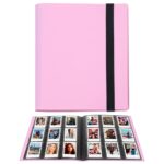 LIFEBEA 432 Pockets Photo Album for  Instax Mini Camera  Polaroid Snap PIC-300 Z2300 Instant Camera  2x3 Photo Album Book for  Instax Mini 11 9 Evo 90 70 40 8 7 LiPlay Instant Camera (Pink)