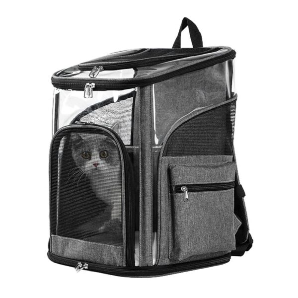 LIFEBEA Cat Pet Carrier Backpack - Dog Puppy Travel Space Carrier Bag - Intimate Design & Easy Access for Pets - Breathable & Soft Backpacks - Ideal Use for Outdoor Trip (S)