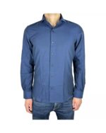 Blue Milano Oxford Shirt 40 IT Men