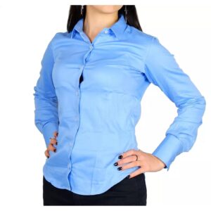 Milano Satin Shirt for the Spring/ Season - Slim Fit L Women