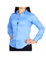 Milano Satin Shirt for the Spring/ Season - Slim Fit M Women